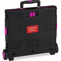 Relaxdays Winkelwagen, Roze