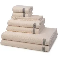 Ross Dames en Heren 2 X washandjes 2 X gasten- 2 X douche- 2 X handdoek - in set Smart