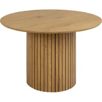 Fonq Column Eettafel - Ø 120 cm - Eiken