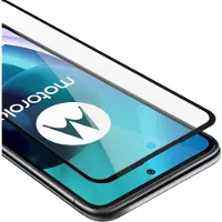 Cadorabo Vollbild Displayschutzglas für Motorola MOTO G71 5G