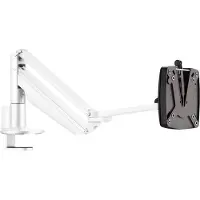 Novus Monitorarm CLU III C, voor 1 monitor tot 7 kg, met tafelbevestiging, kantel/zwenk/in hoogte verstelbaar, wit