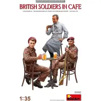 Mini art Modelbouwpakket Militaire voertuigen - 35392 British Soldiers in Cafe Plastic - 1:35 - Modelbouw