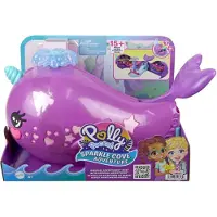Polly Pocket - Speelset - Boot, inclusief 2 micropoppen en 13 accessoires