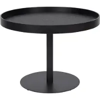 White Label Bijzettafel Yuri Black - Maat M