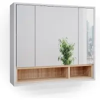 Vicco Beatrice Badkamerspiegelkast – 80 x 72 cm Wit