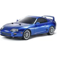 Tamiya 1:10 RC auto Elektro Straatmodel RC Toyota Supra (JZA80) BT-01 Blauw Achterwielaandrijving Bouwpakket 2,4 GHz