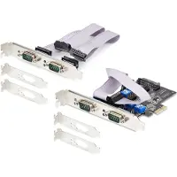 StarTech.com PCI Express Kaart met 4 Poorten - - Adapter/PCAe naar RS232/RS422/RS485