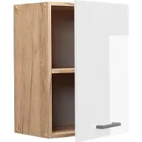 Vicco R-Line Hangkast – 45 cm Wit Hoogglans