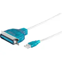 S-Conn Parallel-Druckerkabel USB-Centronics ca. 1,2m