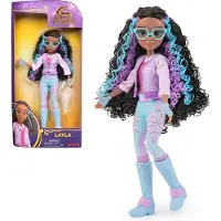 Unicorn Academy - Pop Layla van 24 cm met highlights in het haar - 5 modeaccessoires - Eenhoornspeelgoed