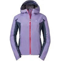 Schöffel Outdoorjas 'Ryten' petrol / sering / rood / wit