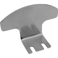 Sima Side Throttle Platte Zijplaat voor gaspedaal Zilver