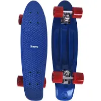 Möve Old Skool Retro 22" Cruiser Skateboard Blauw