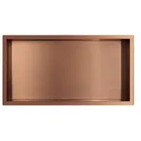 Guido Gusto Copper RVS Inbouwnis 30x60x10cm