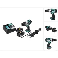 Makita DHP 458 RG accu-klopboormachine 18 V 91 Nm + 2x accu 6,0 Ah + oplader