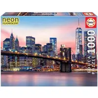 Educa - puzzel 1000 stuks - Brooklyn Bridge - NEON