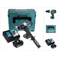 Makita DDF 458 RG1J Accuboormachine 18 V 91 Nm + 1x oplaadbare accu 6.0 Ah + lader + Makpac