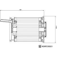 Blue Print ADBP230021 Brandstoffilter