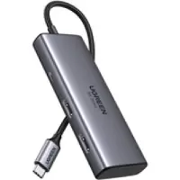 UGREEN USB-C docking station CM498 HDMI 2x (6 in 1)