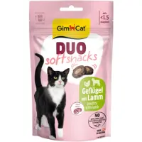 GimCat 12x Duo Kattensnack Lam & Gevogelte 50 Gr