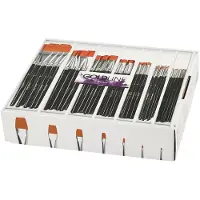 Creativ Light Platte penselen - 7 maten, 84st.