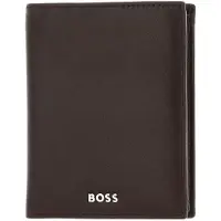 HUGO BOSS Leren Portemonnee Classic Smooth Wallet Brown Donkerbruin