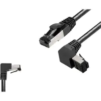 Bkl Electronic 144020 RJ45 Netwerkkabel, patchkabel CAT 8.1 S/FTP 3 m Zwart Halogeenvrij 1 stuk(s)