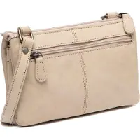 The Chesterfield Brand Leer schoudertas Osaka Crossbody Bag Beige