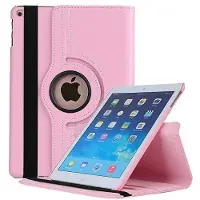 Eforyou Geschikt voor iPad 10.2 (2019 / 2020 / 2021) hoes 360 graden flip cover - Roze