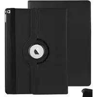 Eforyou Geschikt voor iPad pro 12.9 (2015) hoes 360 graden flip case - zwart