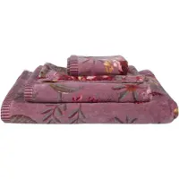 Pip studio badgoed Secret Garden mauve - Washand 16x22 cm