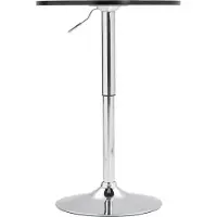 CLP Lamoni Bartafel - in hoogte verstelbare - bar tafel - bistrotafel - rond/zwart