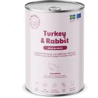 Buddy natvoeding Turkey & Rabbit 400 gr. - per 6 stuks