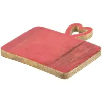 J-Line Dienblad mango hout roze