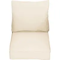 CLP Moss Kussenhoes fauteuil creme