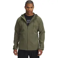 Under Armour Stretch Woven Windbreaker Olijfgroen Zwart