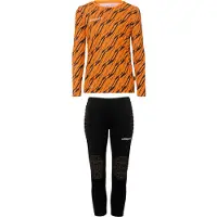 Uhlsport Progressive Keepersset Lange Mouwen Kids Feloranje Zwart