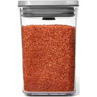 Oxo - POP Steel Voorraadbus - Klein - Laag - 1,0 Liter