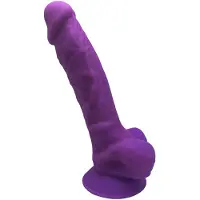 Silexd - Realistische Dildo - 17,6 x 3,5 cm - Paars