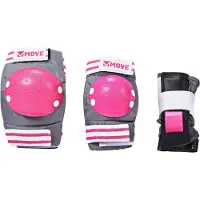Möve Basic Beschermingset Junior Roze - Wit - Grijs