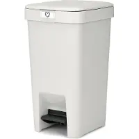 Brabantia StepUp Prullenbak - Pedaalemmer - 10 liter - Light Grey