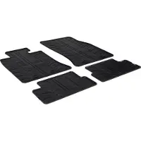 Autostyle Rubbermatten BMW New Mini One/Cooper/S/D R56 2006-2014 (T profiel 4-delig + montageclips) voor o.a. MINI