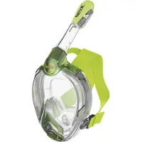 Seac Sub Schnorchelmaske - Libera Junior - Transparent/Limette - - 6+ Jahre (116+) - Tauchermasken