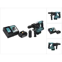 Makita DHR 243 RG1 Accu boormachine 18 V SDS plus Brushless + 1x oplaadbare accu 6.0 Ah + lader (Oplaadbare batterij)