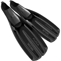 Seac Sub Fuga Diving Fins Zwart EU 38-39