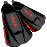 Seac Sub Shuttle Power Fins Rood,Zwart EU 38-39