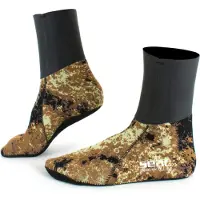Seac Sub Seal Skin Camo 3 Mm Booties Zwart EU 42-43