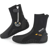 Seac Basic Hd 5 Mm Booties Zwart EU 42-43