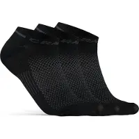 Craft ACTIVE SHAFTLESS SOCK 3-PACK Unisex Sportsokken - Zwart