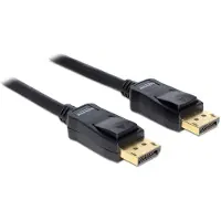 DeLOCK 82424 DisplayPort-kabel DisplayPort Aansluitkabel DisplayPort-stekker, DisplayPort-stekker 3.00 m Zwart